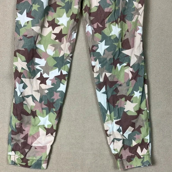 Elisabetta Franchi‎ Denim Pantalon Cargo Star Camouflage Pants Women’s size 25 - Picture 14 of 15